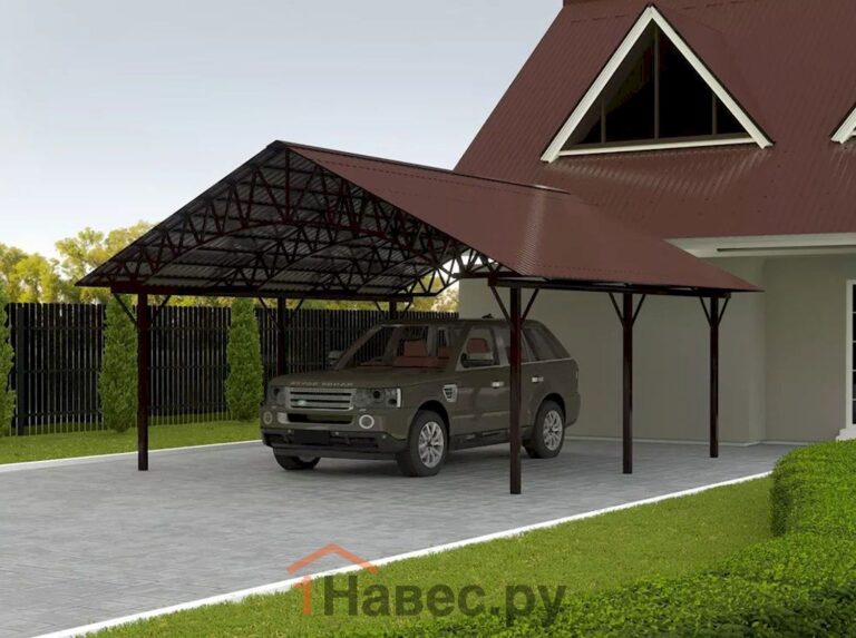 Навесы из профнастила